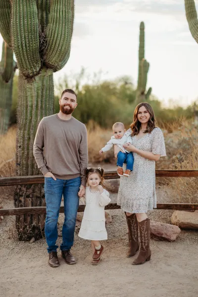 Photo of Stephen and family